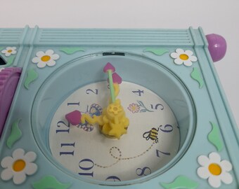 Horloge Polly Pocket Bluebird 1991 – Funtime Clock – 2 Personnages – Fonctionnelle