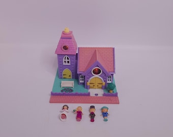 Polly Pocket Bluebird 1993 - Chapelle De Mariage Lumineuse - Pollyville