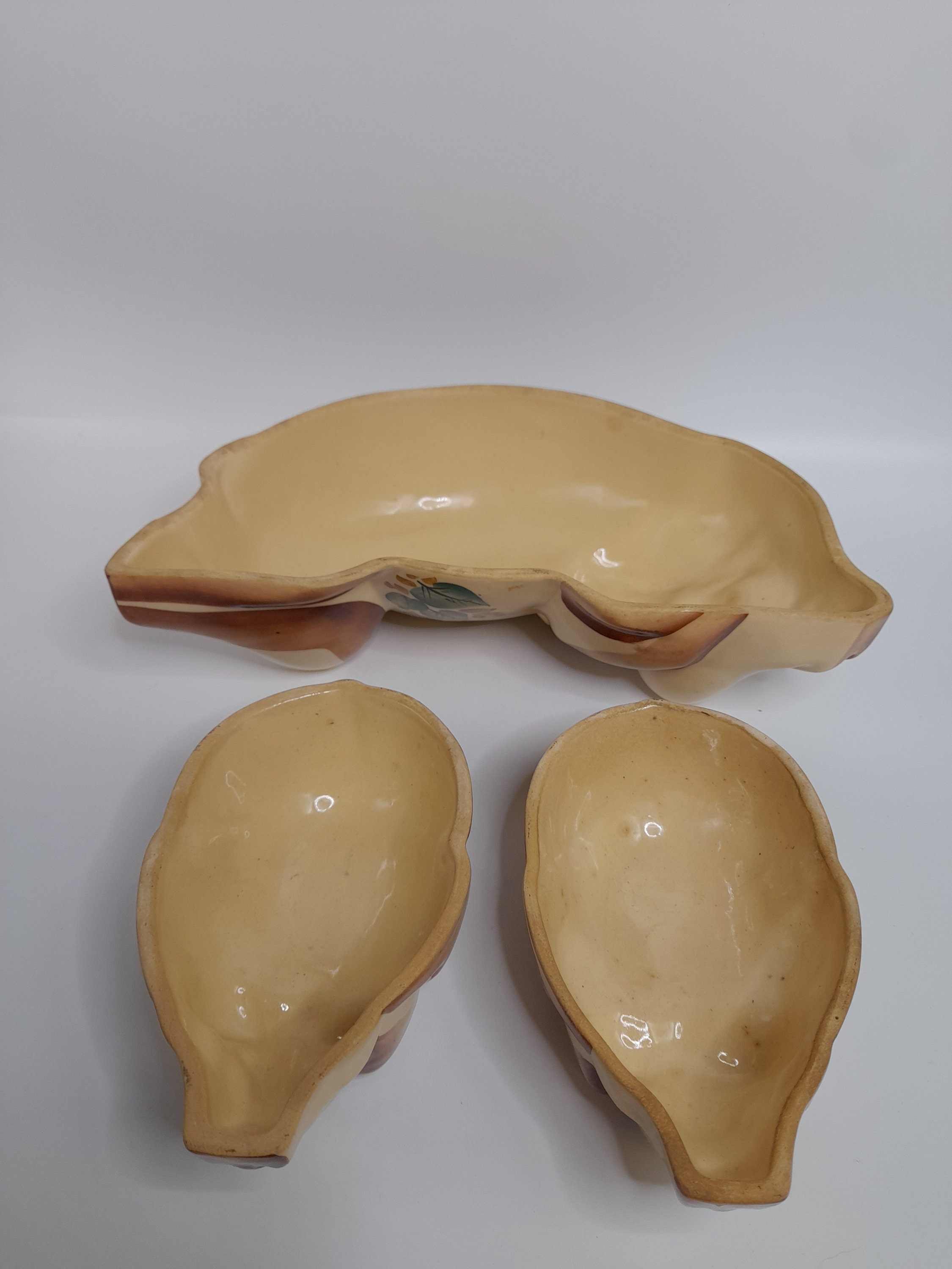 Vintage French Decorative Ceramic Pig Tray Center Piece Tureen