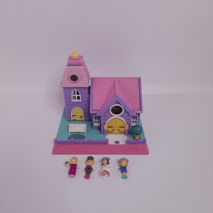 Vintage Polly Pocket Bluebird Toys 1993 Polly Pocket bruiloft kapel Pollyville