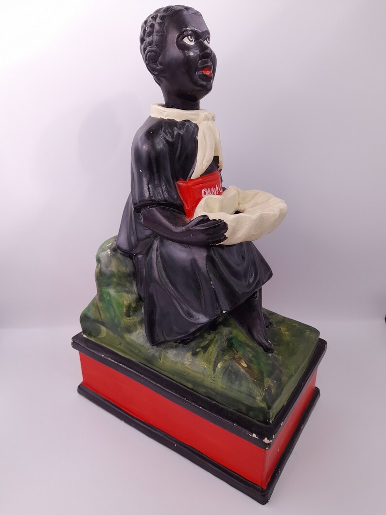 Vintage Ceramic Christian Missionary Belgian Congo Nodding Boy Donation