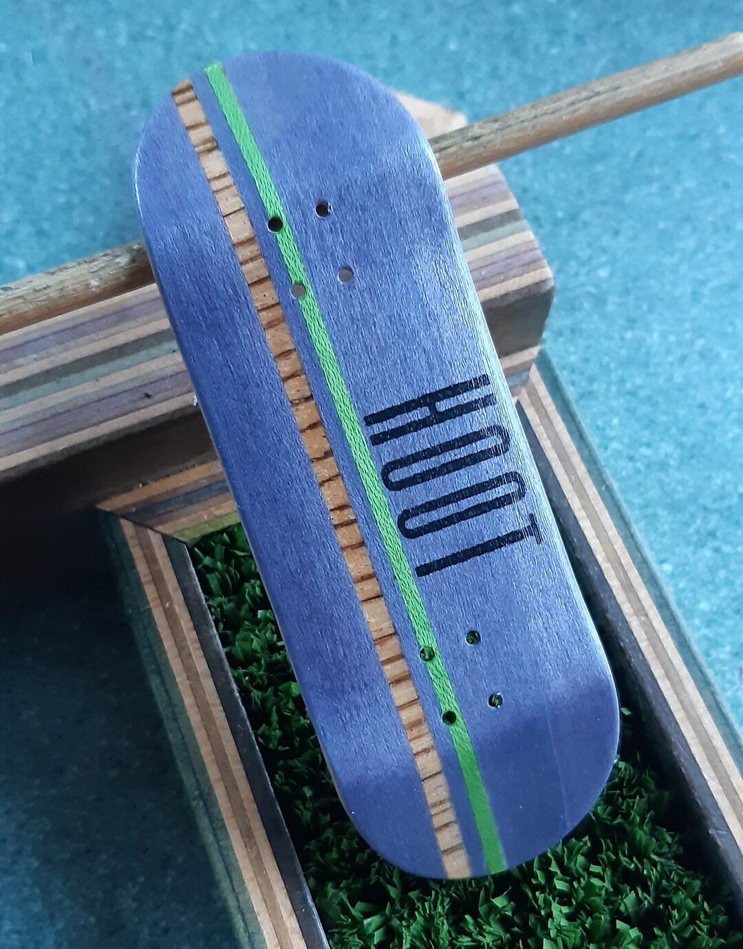 34mm Wooden Fingerboard Deck Skateboard Skateboarding Etsy