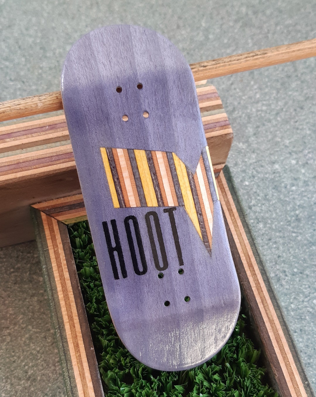 36mm Wooden Fingerboard Deck Skateboard Skateboarding Etsy