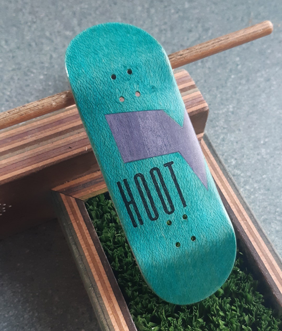 34mm Wooden Fingerboard Deck Skateboard Skateboarding Etsy