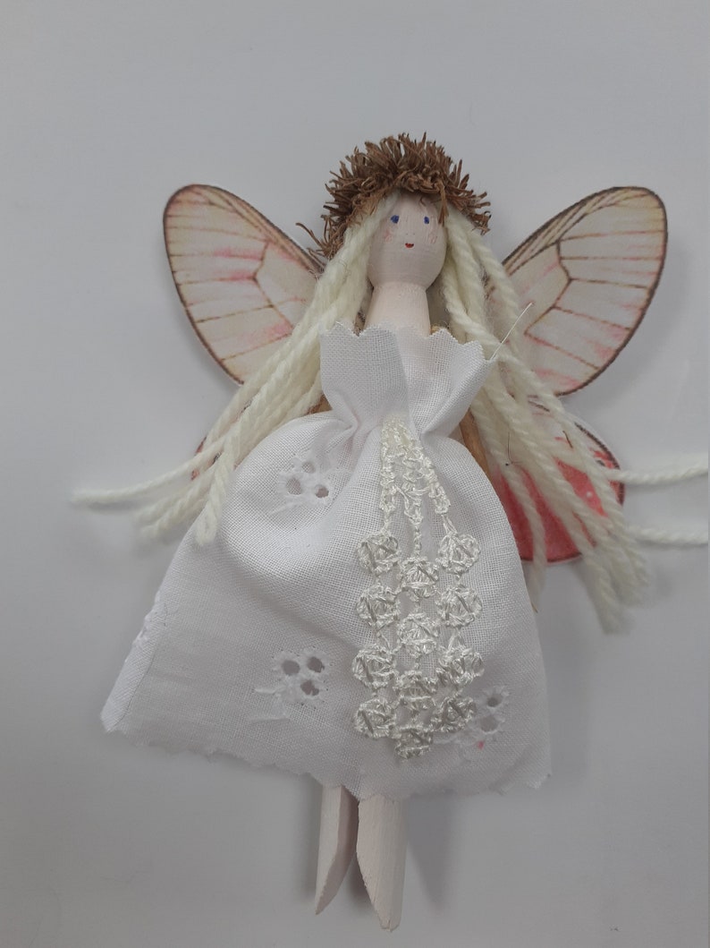 White Fairy Callitaera Pireta Wings
