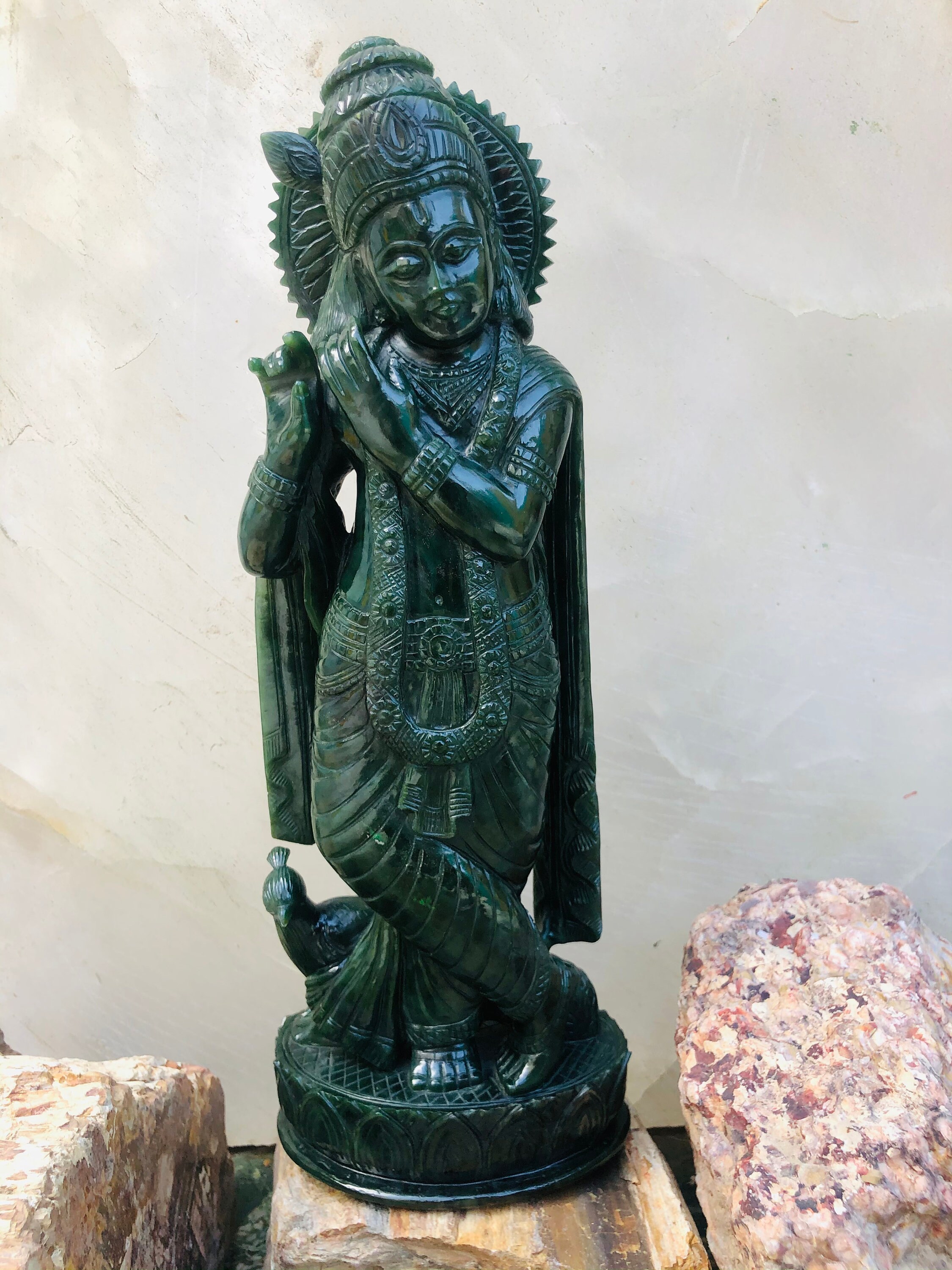 Nephrit Jade Krishna Edelstein Krishna Nephrit Jade Krishna Edelstein