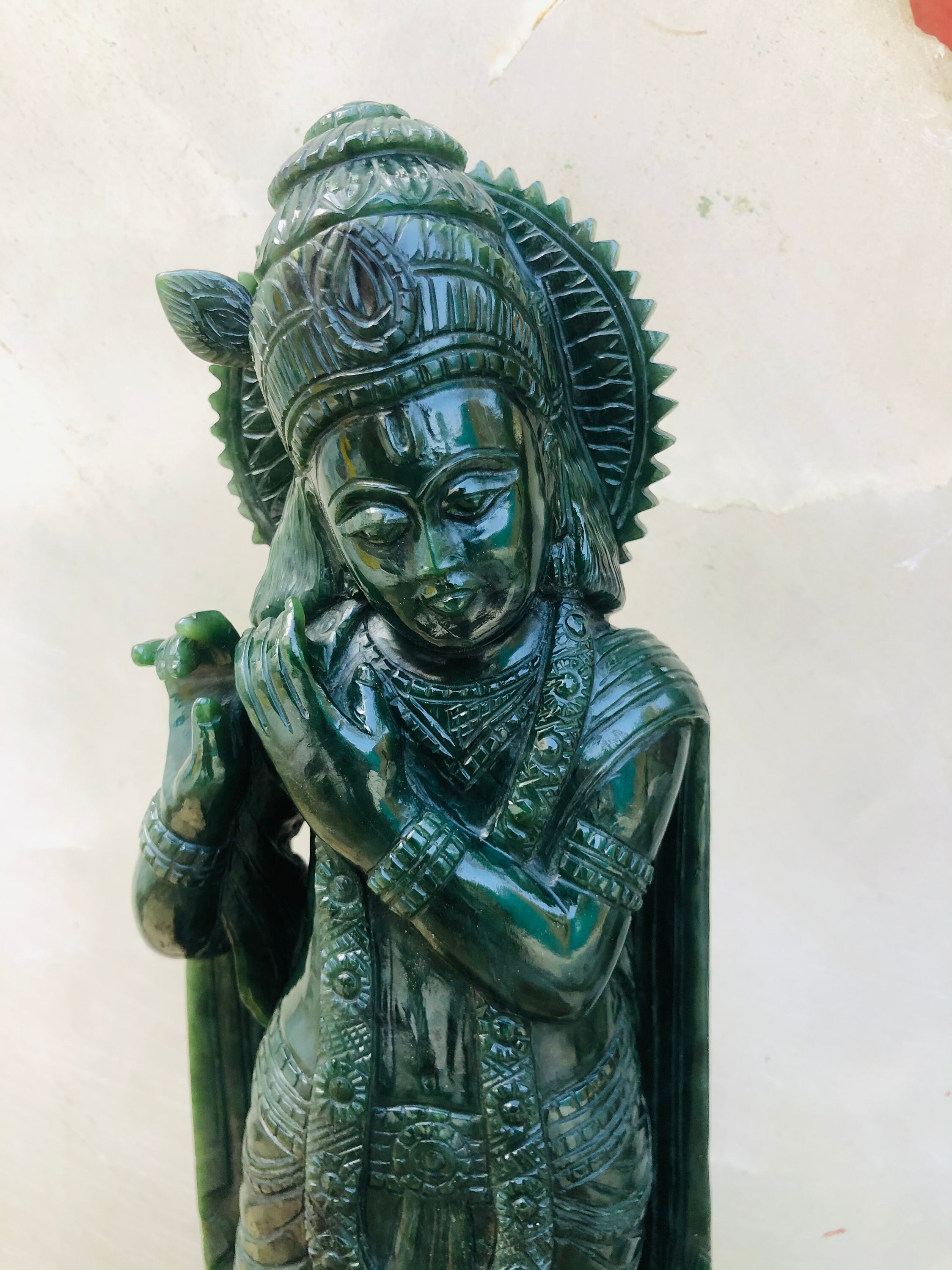 Nephrit Jade Krishna Edelstein Krishna Nephrit Jade Krishna Edelstein