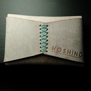Cartera minimalista Cartera de cuero Cartera Cartera de cuero Soporte de tarjeta de crédito Caja de tarjeta de crédito de billetera de hombre hecha a mano