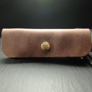 Minimalistisches Wallet Leder Geldbörse coin purse  aus Leder handgefertigt Herren wallet für Münzen Bargeld Geschenk für Männer