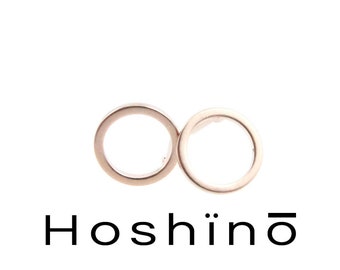 BoHo Style small round studs rose gold matt Boho Style Earrings Ladies fine minimalistic magical jewelry bachelorettes girls ladies
