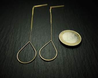 Extraordinário, brincos finos de gota banhados a ouro 16 k, minimalista, original, despedida de solteira, presente, estilo boho, brinco, ouro