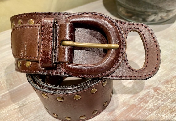 小物 Vintage 90s Studded Design Belt love sex money | Accessories | Vintage 9s Studded Belt Made