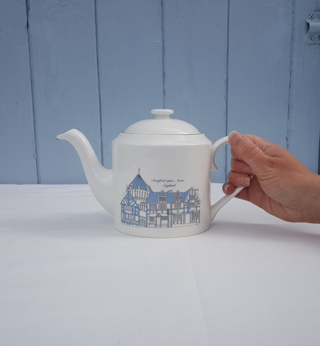 Personalised Bone China Teapot Made in England Etsy UK