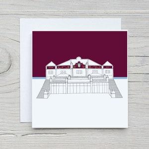 Aston Villa Vaderdagkaart. Verjaardagskaart, gepersonaliseerde voetbal AVFC-kaart, verjaardagskaart voor zoon, verjaardagskaart zoon, verjaardagskaart vader
