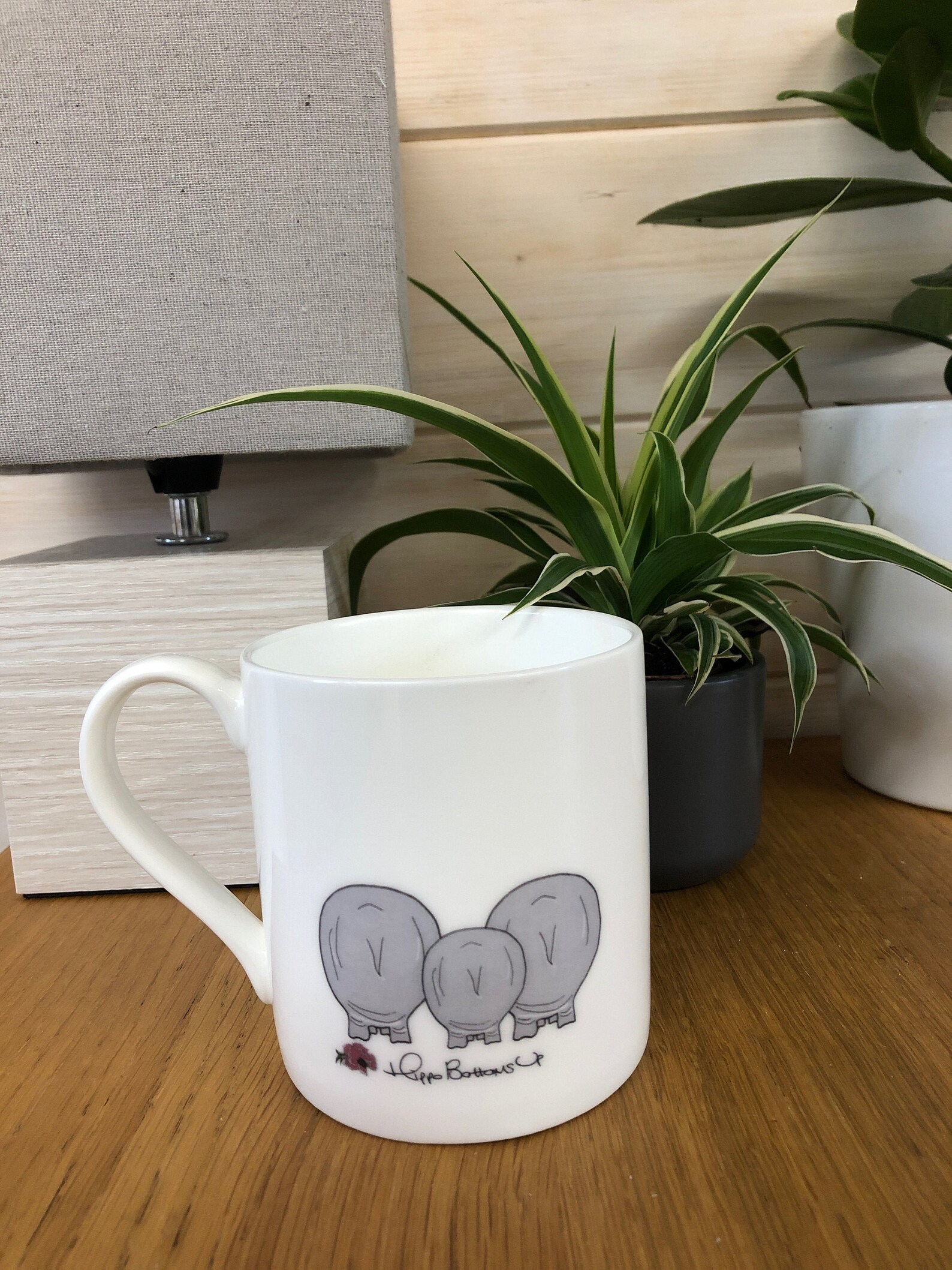 Cute hippo animal mug Bone china hippo mug Etsy