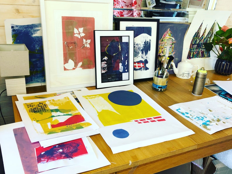 House Portrait in Watercolours, Christmas Painting Original Painting