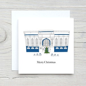 Glasgow Rangers Christmas card, Personalised Rangers card