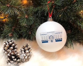Glasgow Rangers bauble, Personalised Rangers bauble, Christmas tree football bauble