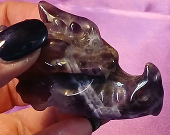 Mini Esculturas de Dragão de Cristal - Escolha Sua Pedra