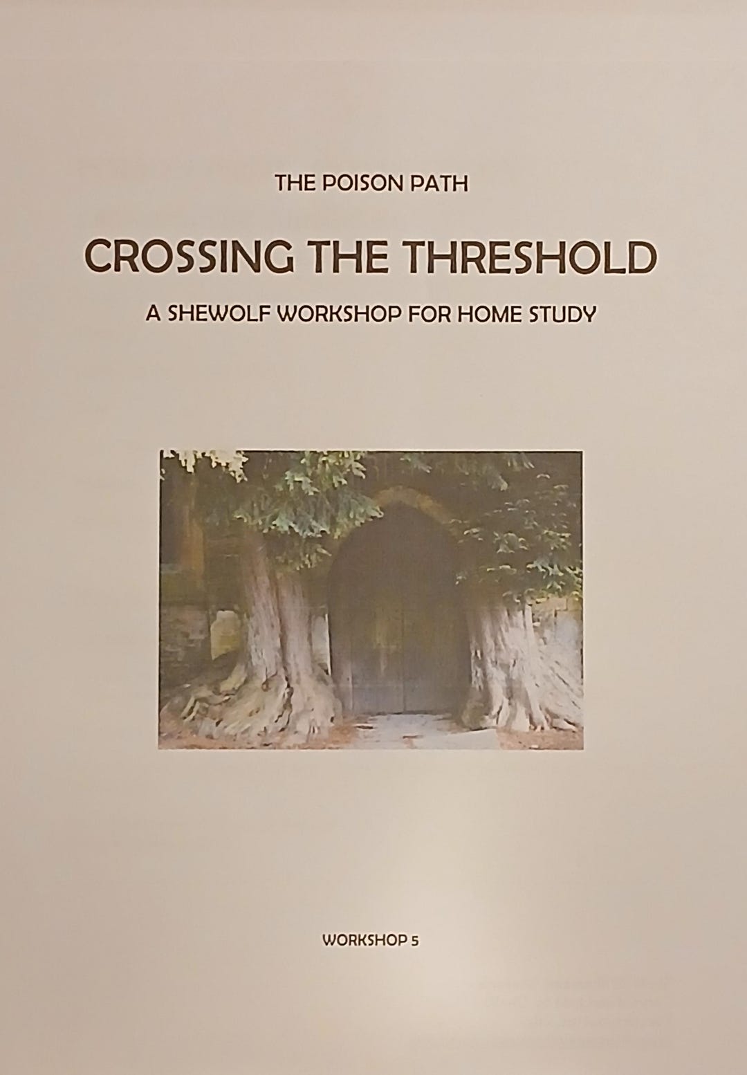 Poison Path - Home Study - Crossing the Threshold - Etsy