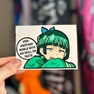 Track Snob Sticker — Sassy Anime Girl Vinyl Decal for JDM Builds & Toolboxes