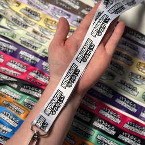 White JDM Car Lanyard - Accessories for Car Enthusiast