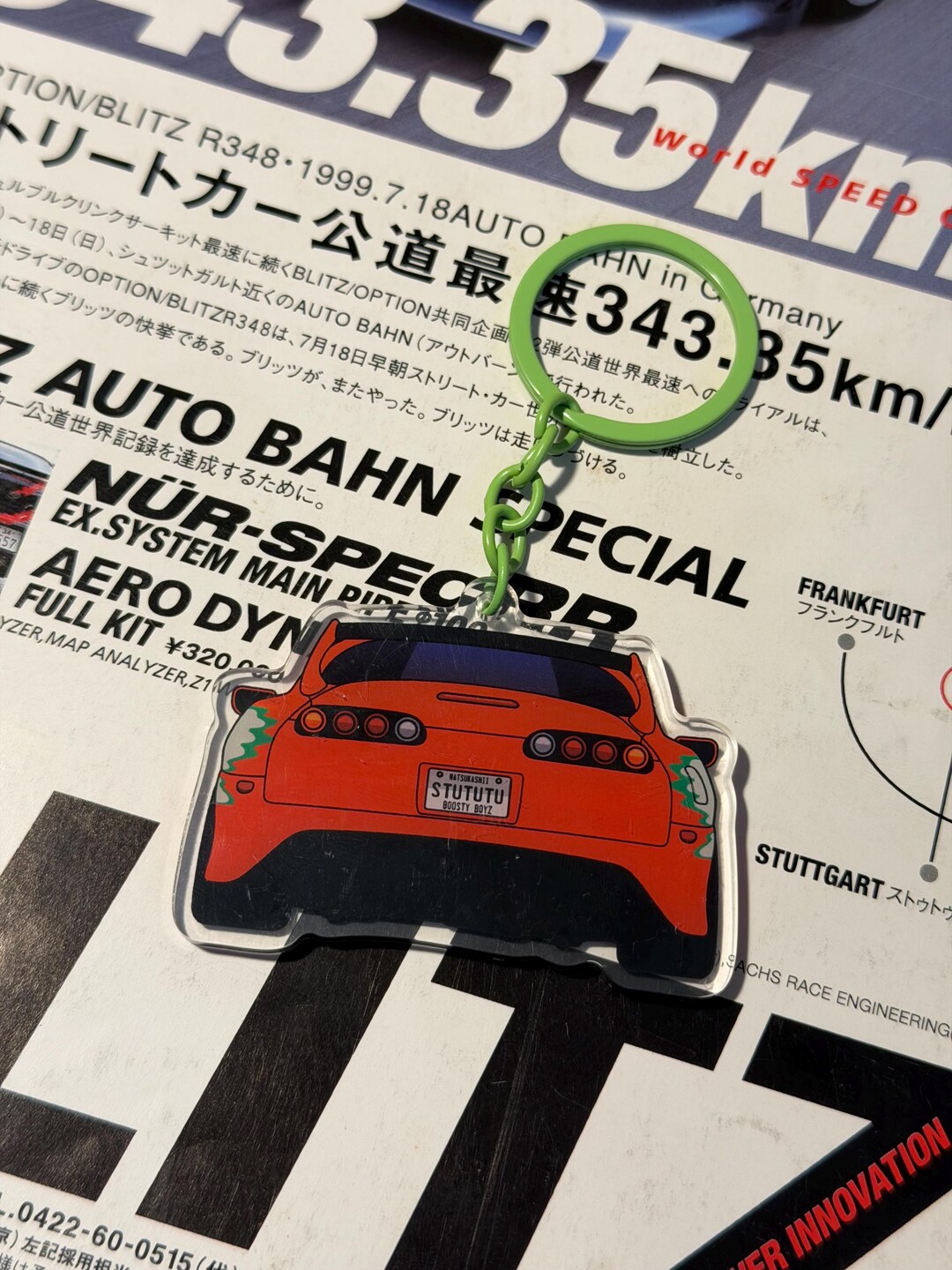 JDM Car Keychain – Drift Inspired Tuner Culture Auto Accessory – Gift ...