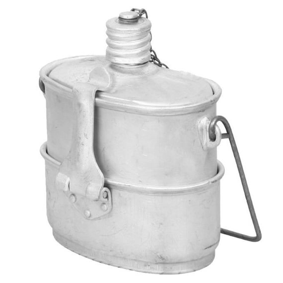 Original Soviet VDV Mess Kit Airborne Forces Flask Pot Scoop 3in1