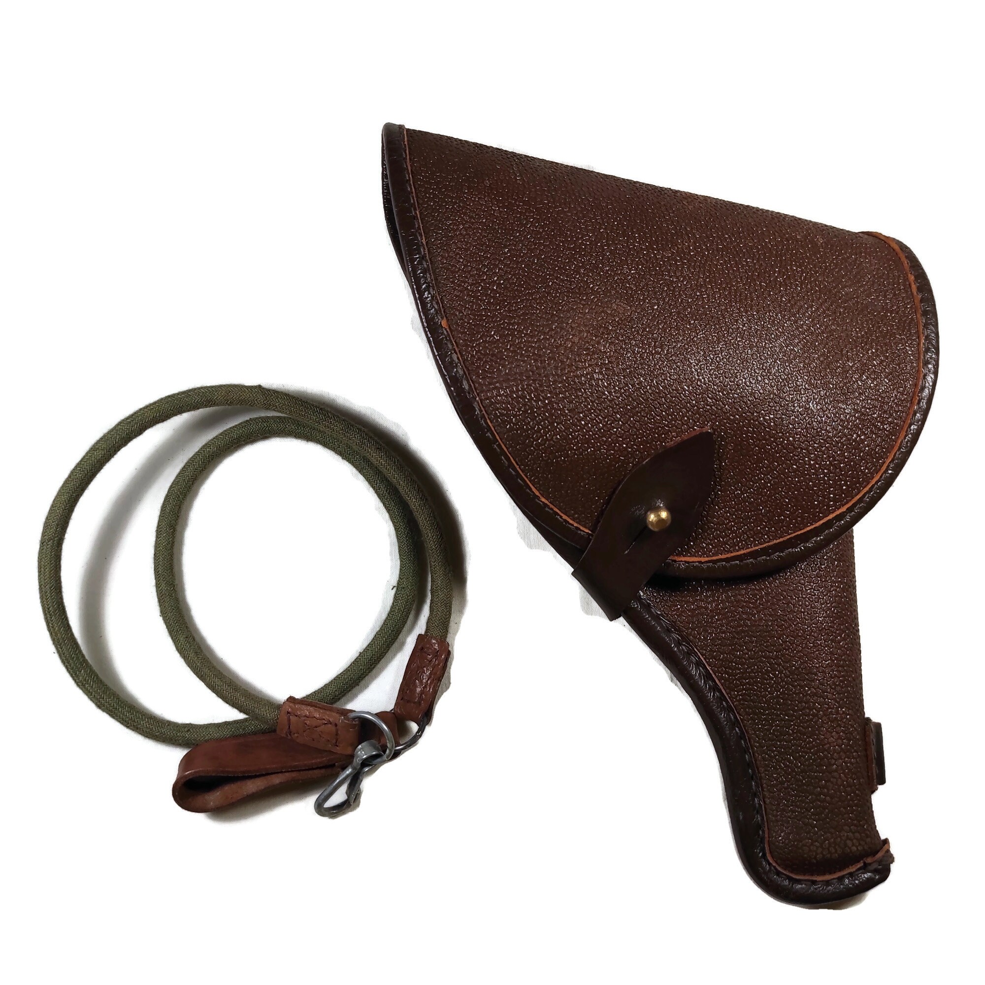 Original Soviet Nagant M1895 Revolver Holster Leather Kirza