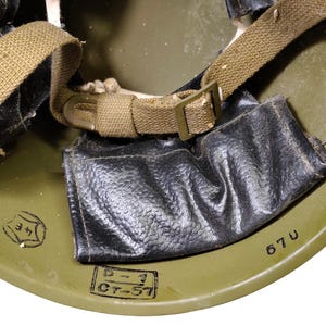 Autentisk 1957 sovjetisk SSH-40 stålhjälm Sovjetunionen armé soldat Kaska personligt slagfältshuvudskydd storlek 1 Militaria Шлем СССР Р-1