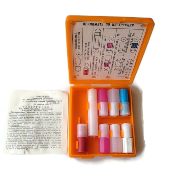 Soviet Medkit AI-2 NBC First Aid Kit Medicine Box Aptechka
