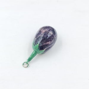 Stone Pendants in Silver with Silver Hook/Pendants/925 Sterling Silver/Dark Amethyst stone Pendants/Length 43MM/Width 23MM/Weight 14.800 g