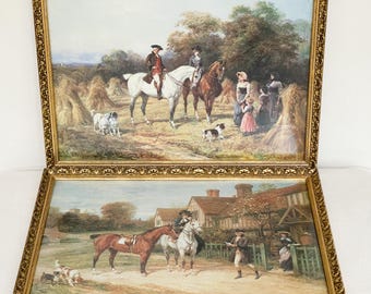 Vintage Heywood Hardy Prints, English Country Equestrian Wall Art