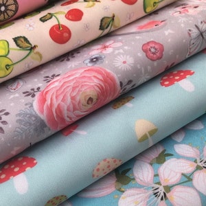 Printed waterproof canvas for bags, home decor, raincoats, WPC E4