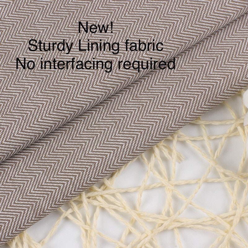 Herringbone Lining Fabric Sturdy Lining Material No Interfacing Required Broken Twill Fabric V Shape Weaving. Etsy