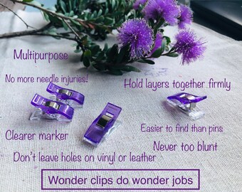 Quality wonder clips for sewing, crafting, leatherwork B1