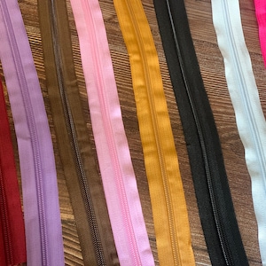 Size 5 color zipper tapes, nylon zips G6