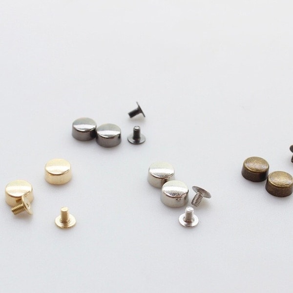 Antique Brass Rivets - Etsy