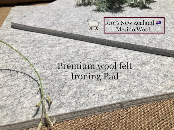 Premium Wool Felt Ironing Pad, 100% New Zealand Merino Wool, Pressing Mat,  Portable Ironing Board, Wool Ironing Mat, Sewing Quilting Tool 