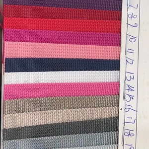 3m rolls of plain polyester webbing - 2.5 cm and 3.8cm DWS image 2