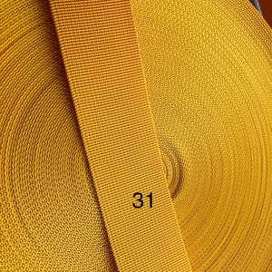 3m rolls of plain polyester webbing - 2.5 cm and 3.8cm DWS image 9