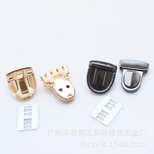 Fechaduras de pressão para bolsas de 30 x 41 mm, fechaduras de compressão, fechaduras de polegar, fechaduras de língua A3