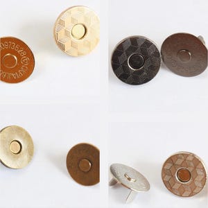 18 mm schmale Magnetknöpfe H