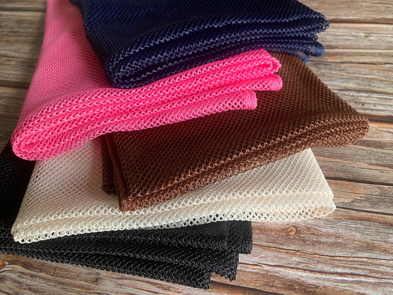 Stretchy Mesh Mesh Fabric for Bag Making and Garments, 2-way Stretchy Net Material by ...