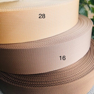 3m rolls of plain polyester webbing - 2.5 cm and 3.8cm DWS image 7
