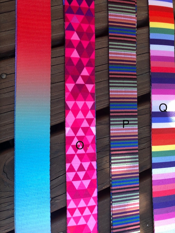 Patterned discount polypropylene webbing