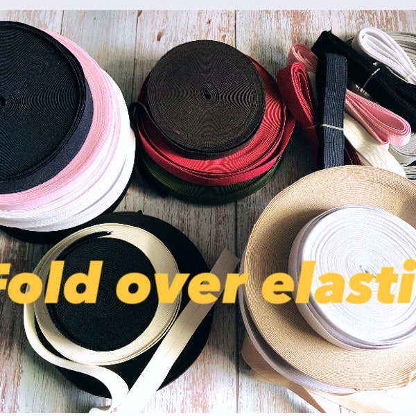 Fold Over Elastic Etsy