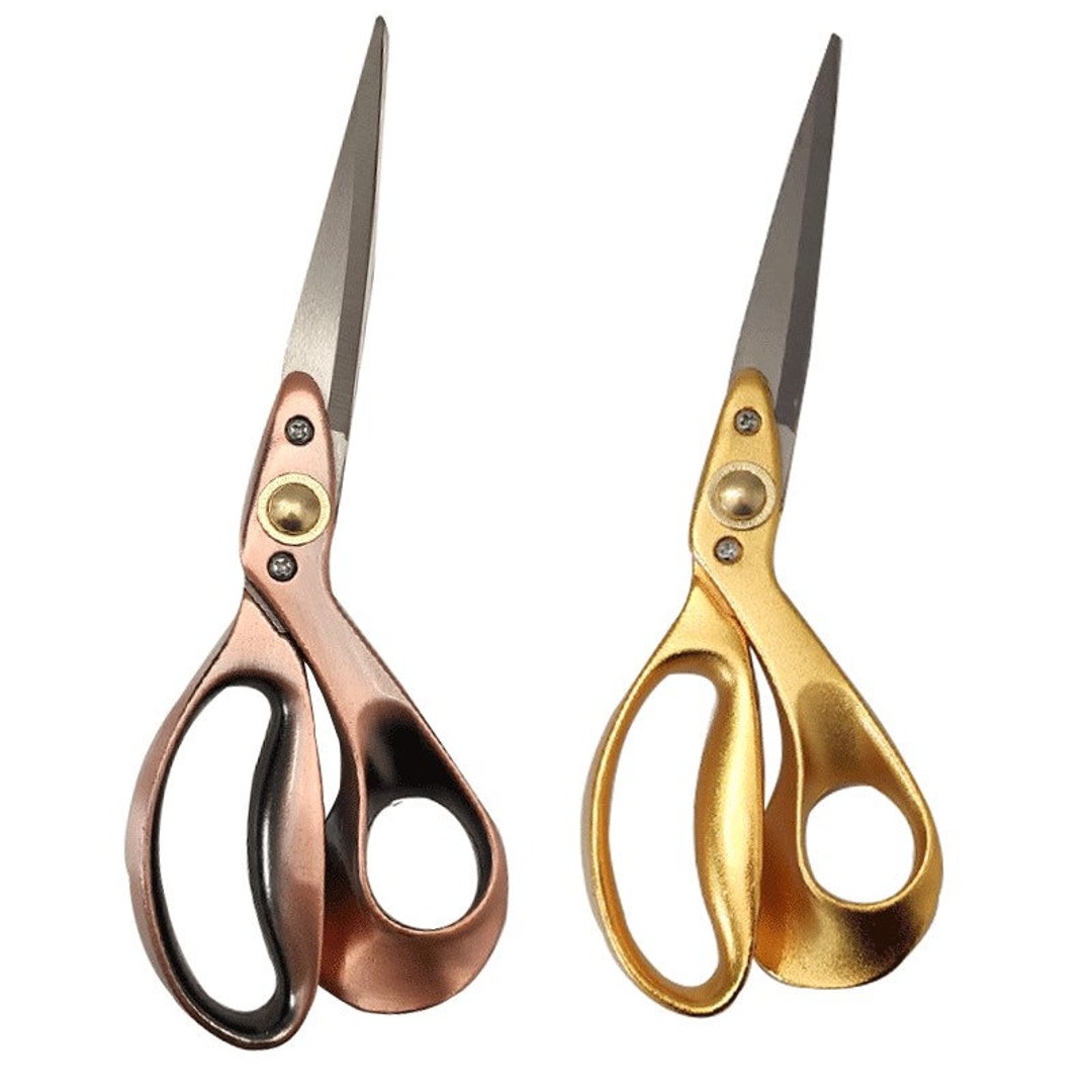 9 Inch Rainbow Holographic Sewing Scissors - Heavy Duty Steel Fabric Shears For Tailors & Dressmakers - View #4