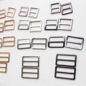 Fixed strap sliders, triglide buckles, strap connectors, H2/A4/H1