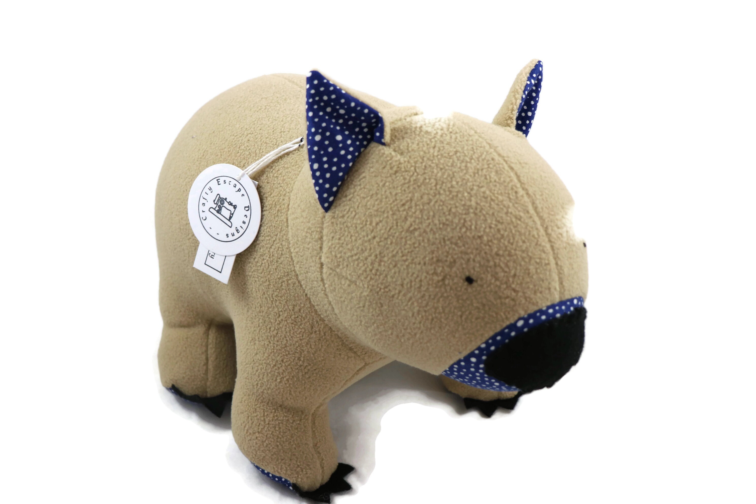 large stuffed wombat